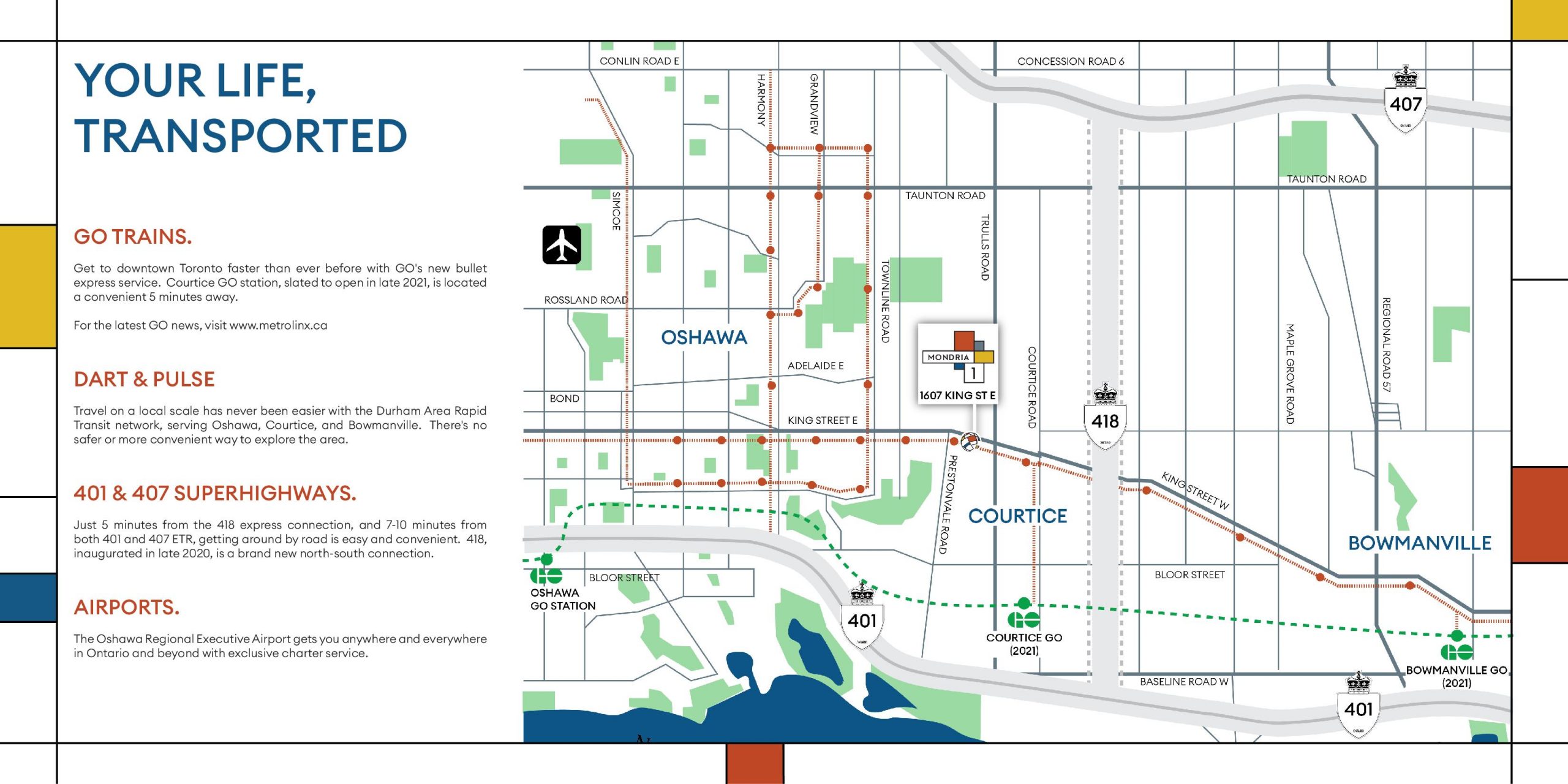 Courtice Transit Map